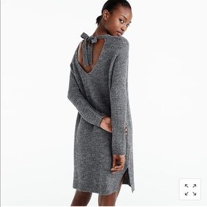 J Crew Open Back Sweater Dress